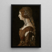 Bianca Maria Sforza - Ambrogio de Predis — ingelijst kunstwerk aan de muur