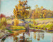 Herfstzonneschilderij - Ambroży Sabatowski — weergave van het kunstwerk