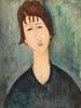 Een vrouw - Amedeo Modigliani — weergave van het kunstwerk