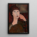 Reproductie van het schilderij Adrienne, vrouw met een pony - Amedeo Modigliani