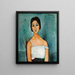 Christine - Amedeo Modigliani — ingelijst kunstwerk aan de muur