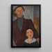 Jacques en Berthe Lipchitz - Amedeo Modigliani — ingelijst kunstwerk aan de muur
