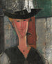 Madame Pompadour - Amedeo Modigliani — weergave van het kunstwerk