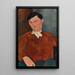 Reproductie van het schilderij Monsieur Deleu - Amedeo Modigliani