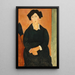 L'Italiëner - Amedeo Modigliani — ingelijst kunstwerk aan de muur