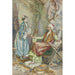 Reproductie van het schilderij L'theetijd van de thee - Amedeo Simonetti