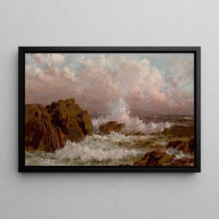 American School - Seascape with Crashing Surf.webp