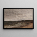 zingende strand Manchester Massachusetts - Amerikaanse school — ingelijst kunstwerk aan de muur