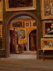 Binneninterieur van de studio, mogelijk het Boston Athenaeum - Amerikaanse School — weergave van het kunstwerk