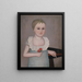 Henriette Dorr - Ammi Phillips — ingelijst kunstwerk aan de muur