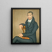 Joseph Slade - Ammi Phillips — ingelijst kunstwerk aan de muur