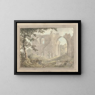 Amos Green - Views in England Scotland and Wales Tour in Scotland Furness Abbey.webp