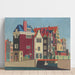 Reproductie van het schilderij Amsterdam, Rokin - Carl Grossberg