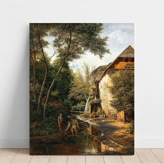 An Old Mill above Pörtschach - Alfred Zoff | Reproduction Tableau Décoration murale affiche copie