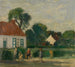 Oude route naar Schilde - Albert Van Dyck — weergave van het kunstwerk