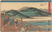 Kyoto - Andō Hiroshige — weergave van het kunstwerk
