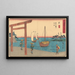 Miya - Andō Hiroshige — ingelijst kunstwerk aan de muur