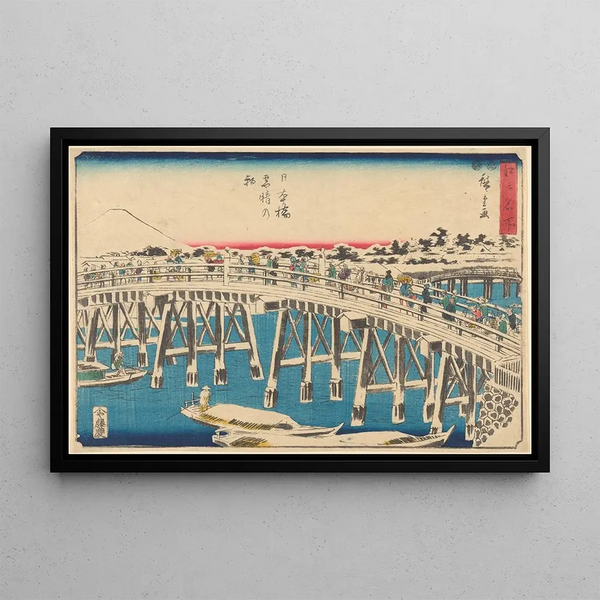 And Hiroshige - Nihonbashi in Snow.webp