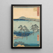 Oiso - Andō Hiroshige — ingelijst kunstwerk aan de muur