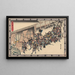Presentation of the Sword - Andō Hiroshige — framed artwork on a wall