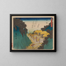 Tokaido gojusantsugi, planche 26 - Andō Hiroshige — ingelijst kunstwerk aan de muur