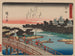 Tokaido gojusantsugi, planche 35 - Andō Hiroshige — weergave van het kunstwerk