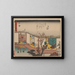 Tokaido gojusantsugi, planche 52 - Andō Hiroshige — ingelijst kunstwerk aan de muur