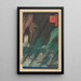 Vue sous la pluie - Andō Hiroshige — ingelijst kunstwerk aan de muur