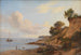 Landschap aan de kust bij Trbk - Anders Christian Lunde — weergave van het kunstwerk