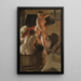 Daughters of Dalarna Taking a Bath - Anders Zorn — framed artwork on a wall