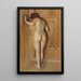 The door of the room - Anders Zorn — framed artwork on a wall