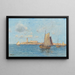 Capodistria aan de Adriatische Zee - Andor Zllich Von Zllborn — ingelijst kunstwerk aan de muur