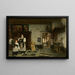 La Sacristie - André Joseph Minguet — ingelijst kunstwerk aan de muur