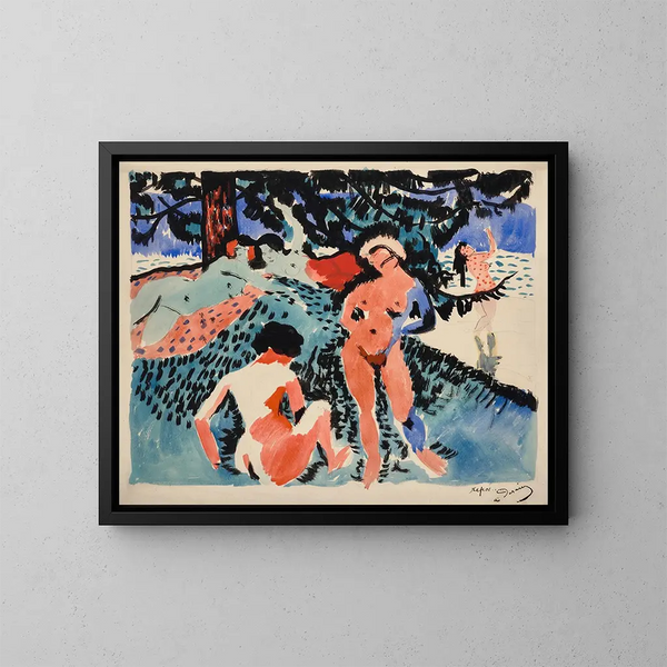 Le Repos - André Derain — ingelijst kunstwerk aan de muur