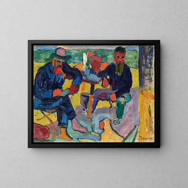 Matisse en Terrus - André Derain — ingelijst kunstwerk aan de muur