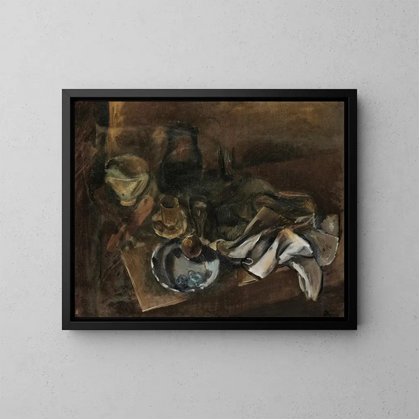 Tafel opgesteld - André Derain — ingelijst kunstwerk aan de muur