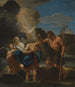 Het doopsel van Christus - Andrea Sacchi — weergave van het kunstwerk