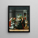 Annunciatie - Andrés de Melgar — ingelijst kunstwerk aan de muur