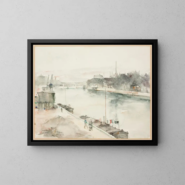 Vue de Paris - Andrus Johani — ingelijst kunstwerk aan de muur