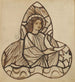 Engel die de maan vasthoudt - Sir Edward Coley Burne-Jones — weergave van het kunstwerk