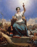 La République - Ange-Louis Janet — weergave van het kunstwerk