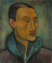 Kleine Chinese hoofd schilderij - Anita Re — weergave van het kunstwerk