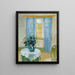 Binnenlands schilderij met clematis - Anna Ancher — ingelijst kunstwerk aan de muur