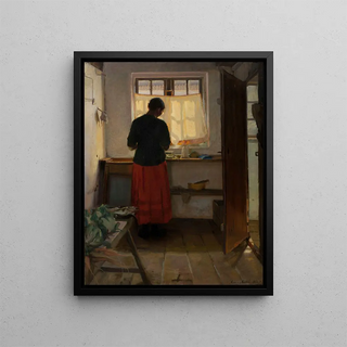 Anna Ancher - The maid in the kitchen.webp