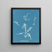 Enteromorpha ramulosa - Anna Atkins — ingelijst kunstwerk aan de muur