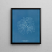 Gelideum corneum penné var. - Anna Atkins — ingelijst kunstwerk aan de muur