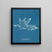 Laurencia pinnatifida var. angusta - Anna Atkins — ingelijst kunstwerk aan de muur
