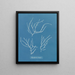 Polysiphonia elongata - Anna Atkins — ingelijst kunstwerk aan de muur