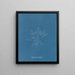 Polysiphonia subulifera - Anna Atkins — ingelijst kunstwerk aan de muur
