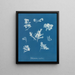 Ptilota plumosa - Anna Atkins — ingelijst kunstwerk aan de muur